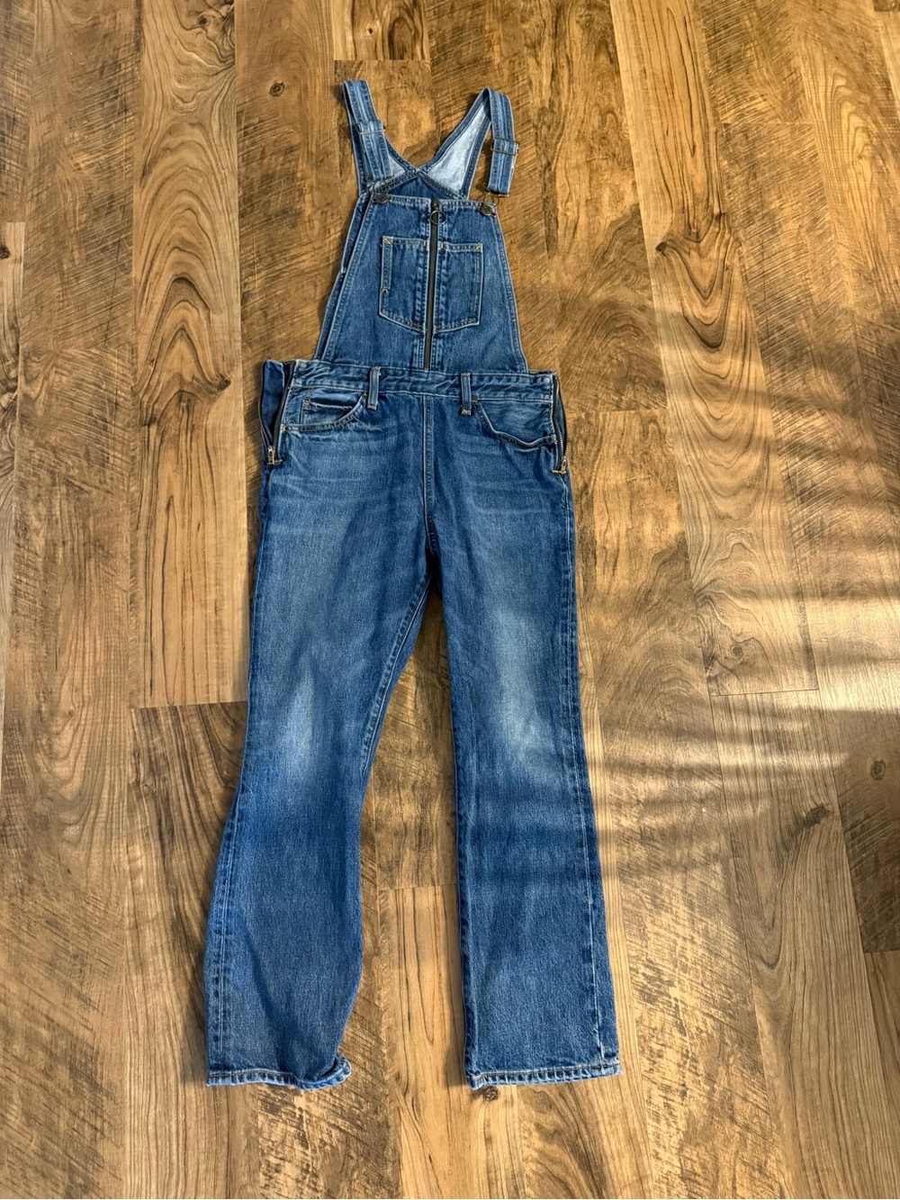 Levi's Blue Straight Leg Denim Overalls